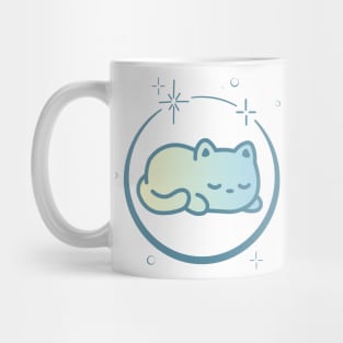 Cute Cat Kitten Kitty in Space Galaxy Mug